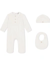 Dolce & Gabbana Cotton Button-detail Babygrow Set In White