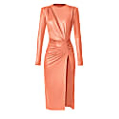 Aggi By Halewski Adriana Papaya Nectar Dress