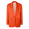 Aggi By Halewski Bellamy Satin Nasturtium Blazer In Nasturtium