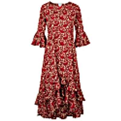 At Last... Victoria Dress In Copper Swirl