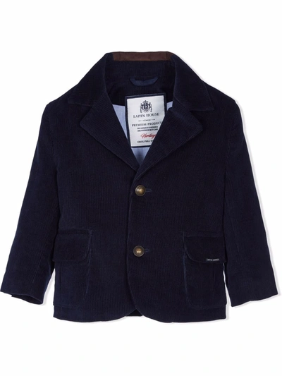 Lapin House Babies' Single-breasted Blazer In Blue