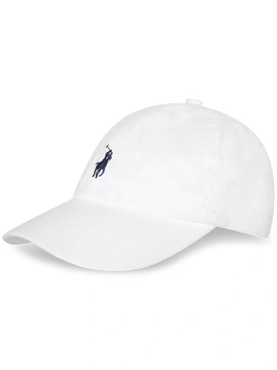 Ralph Lauren Kids' Arel Logo-embroidered Cotton Cap In White