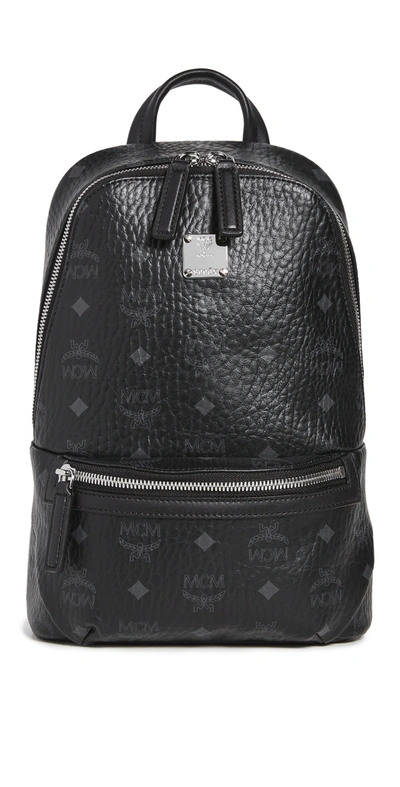 Mcm Small Klassik Visetos Sling Style Backpack In Black
