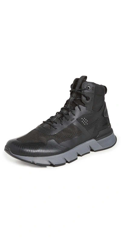 Sorel Men's Kinetic Rush Waterproof Sneaker Boot Men's Shoes In Black/grill