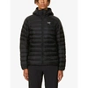 ARC'TERYX ARCTERYX MEN'S BLACK CERIUM LT PADDED HOODED SHELL-DOWN JACKET,48131835