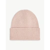 Colorful Standard Recycled Merino Wool Beanie Hat In Faded Pink