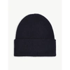 Colorful Standard Recycled Merino Wool Beanie Hat In Navy Blue
