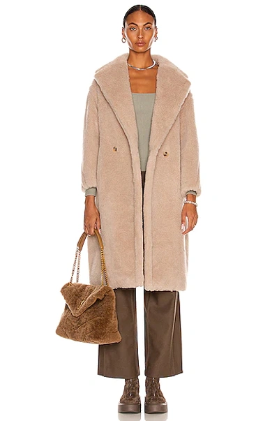 Max Mara Tedgirl Coat In Pink