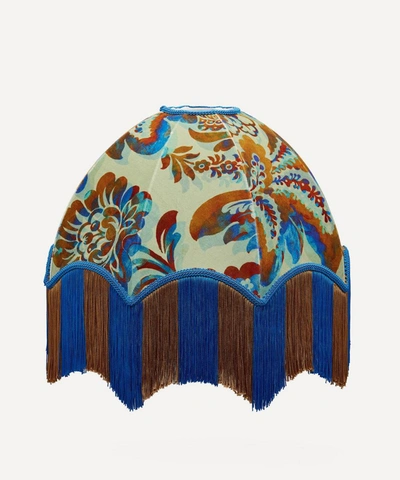 House Of Hackney Amaranthine Velvet Oria Lampshade In Jadeite