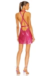 Fannie Schiavoni Maia Dress In Fuchsia