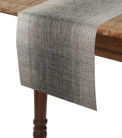 Chilewich Ombré Table Runner (36cm X 183cm) In Silver