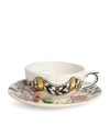 GIEN DOMINOTÉ TEACUP & SAUCER,17372033