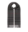 BURBERRY REVERSIBLE CHECK CASHMERE SCARF,17051163