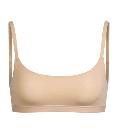 Skims Fits Everybody Scoop-neck Bralette In Nude