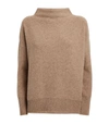 VINCE CASHMERE FUNNEL-NECK SWEATER,17371726