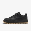 Nike Black Air Force 1 Luxe Sneakers In Black