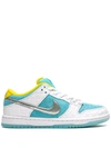 Nike Sb Dunk Low "ftc Lagoon Pulse" Sneakers In White