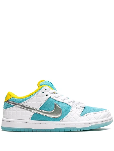 Nike Sb Dunk Low "ftc Lagoon Pulse" Sneakers In White