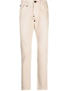 Philipp Plein Elasticated-waist Denim Jeans In Nude
