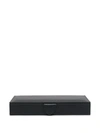 Smythson Panama Cufflink Box In Blau
