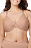 Glamorise Wonderwire® Front Close Smoothing Underwire Bra In Cafe Au Lait