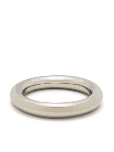 Uncommon Matters Stratus Chunky Bangle In Silber