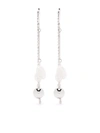 Mounser White Cap Earrings In Weiss