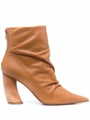 ANGELO FIGUS POINTED TOE ANKLE BOOTS