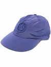 Stone Island Logo-embroidered Econyl Baseball Cap In Blue