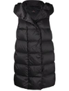 Peuterey Padded Gilet-jacket In Schwarz