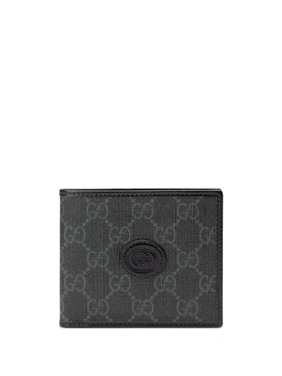 Gucci Gg Supreme Canvas Wallet In Чёрный