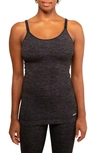 Modern Eternity Seamless Maternity/nursing Yoga Tank In Charcoal Melange