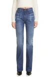 SAINT LAURENT '90S HIGH WAIST FLARE JEANS,644332Y10GA