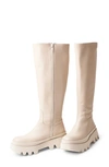Paloma Barceló Ida Napasoft Platform Riding Boots In White