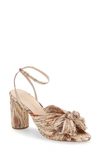 LOEFFLER RANDALL CAMELLIA KNOTTED SANDAL,CAMELLIA-PLFA