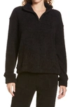Honeydew Intimates Comfort Queen Quarter Zip Pullover In Black