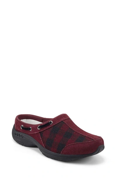 Easy Spirit Martha Stewart X Travelport Clog Sneaker In Red Plaid