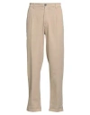 40weft Man Pants Beige Size 28 Organic Cotton, Cotton, Elastane In Neutral