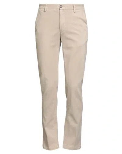 40weft Man Pants Beige Size 28 Tencel, Cotton, Elastane In Sand