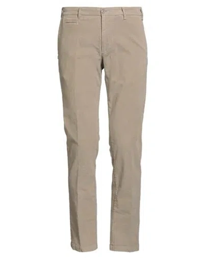 40weft Man Pants Beige Size 30 Cotton, Elastane In Brown