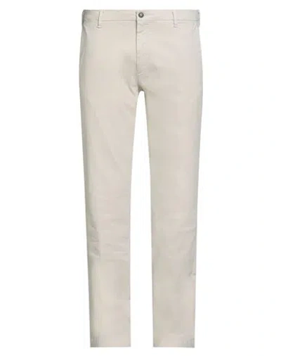 40weft Man Pants Beige Size 38 Cotton, Elastane In Sand