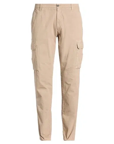 40weft Man Pants Beige Size 38 Cotton In Neutral