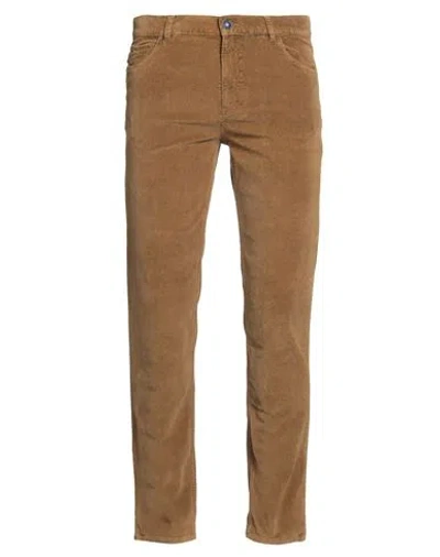 40WEFT 40WEFT MAN PANTS CAMEL SIZE 32 COTTON, TENCEL, ELASTANE