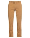 40weft Man Pants Camel Size 34 Cotton, Tencel, Elastane In Brown