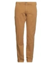 40weft Man Pants Camel Size 36 Cotton, Elastane