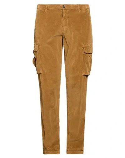 40weft Man Pants Camel Size 40 Cotton, Tencel, Elastane In Brown
