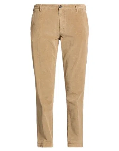 40weft Man Pants Camel Size 40 Cotton, Tencel, Elastane In Brown