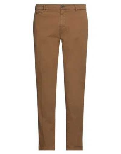 40WEFT 40WEFT MAN PANTS CAMEL SIZE 42 COTTON, ELASTANE