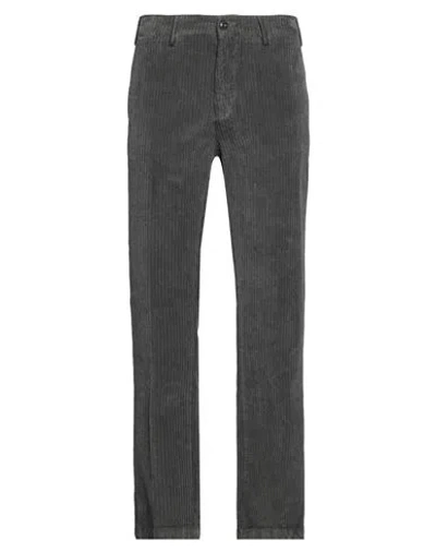 40weft Man Pants Charcoal Size 28 Cotton, Elastane