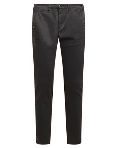 40weft Man Pants Charcoal Size 30 Cotton, Elastane In Blue